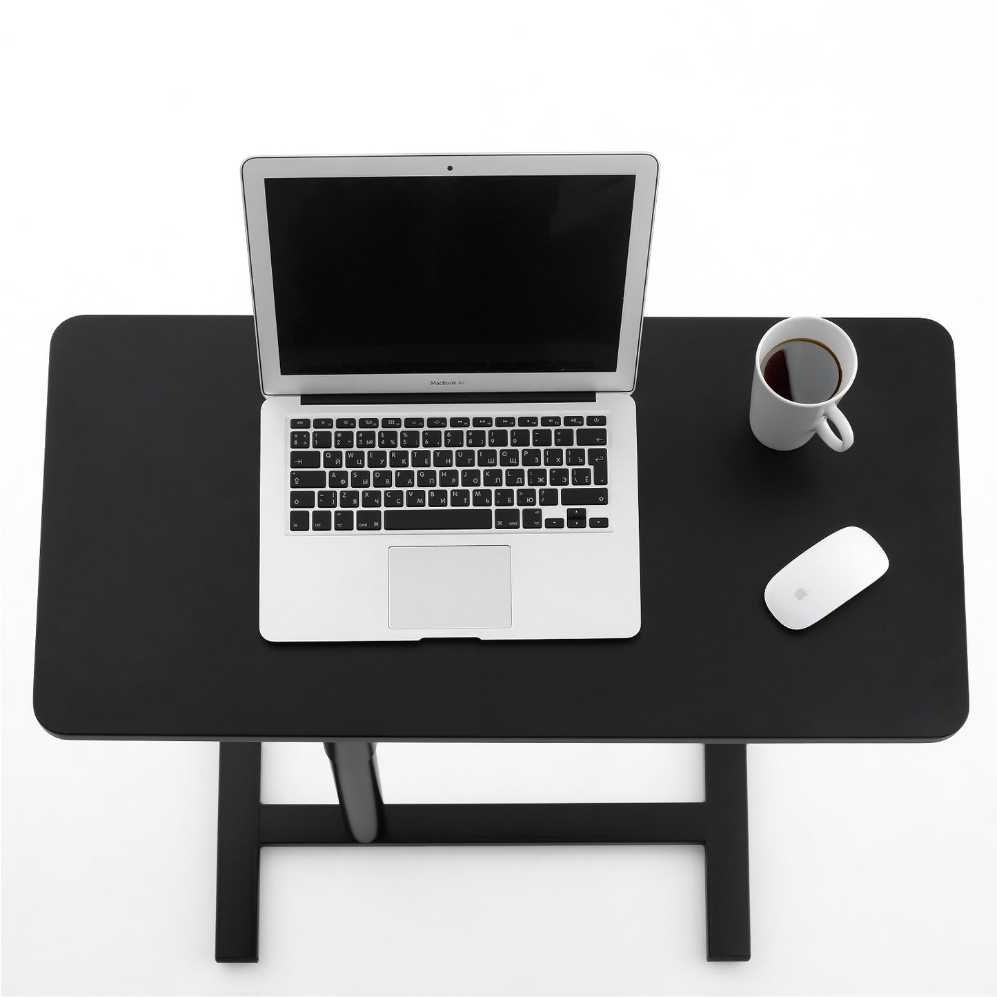 Laptop Table, Airlift, Adjustable Laptop Table, Portable Desk, Portable Laptop Desk, Laptop Desk on Wheels, Tatkraft Bliss, 8