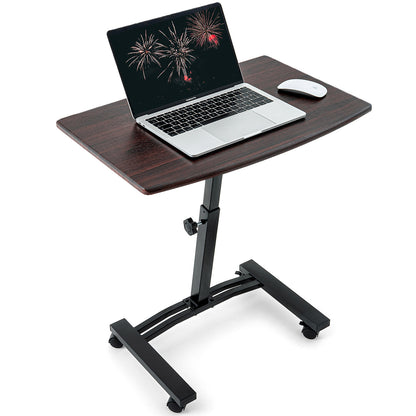 Tatkraft Salute - Mobile Laptop Stand Desk - Adjustable Height 52-84cm