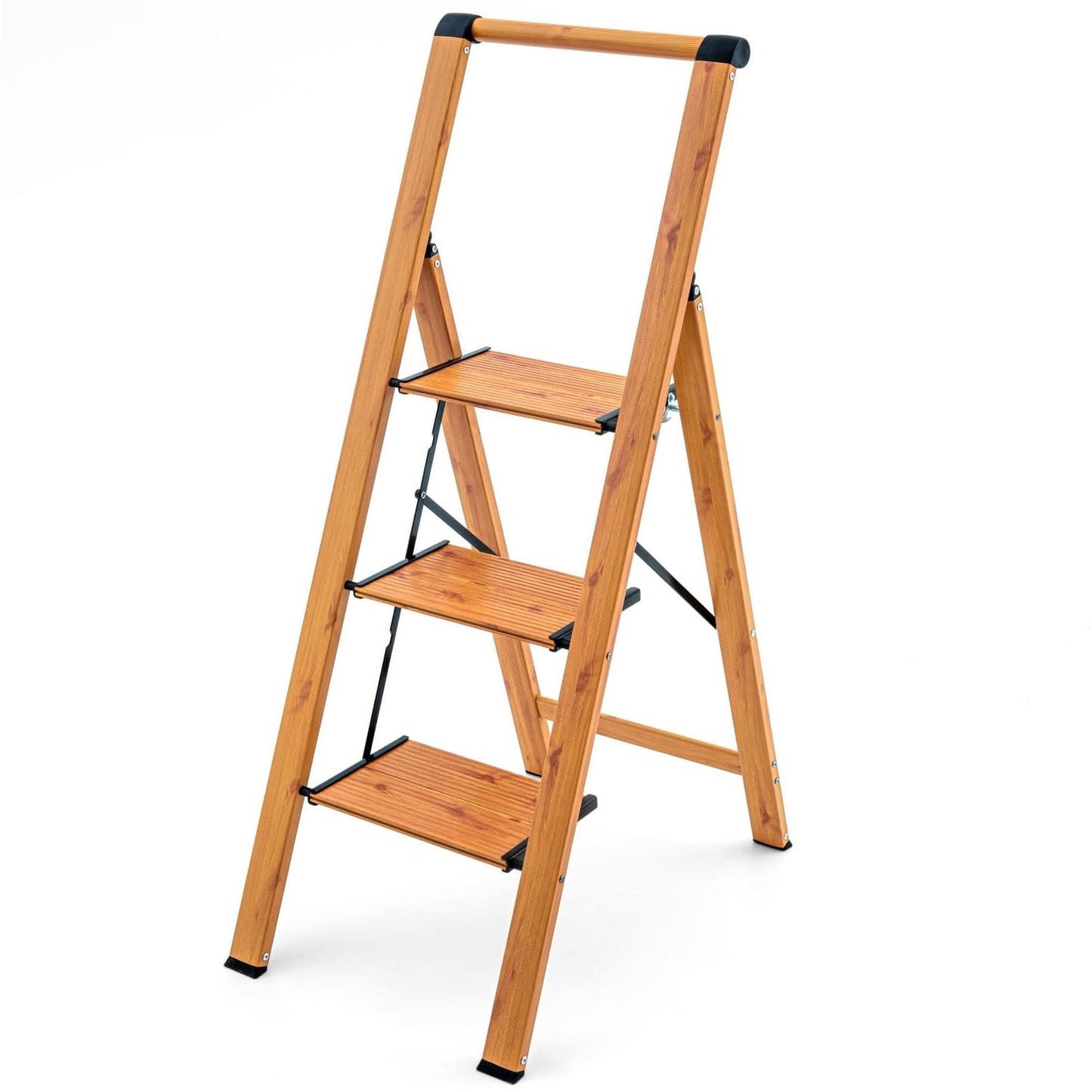 Step Ladder, 3 Step Ladder, Folding Step Ladder, Kitchen Step Ladder, Lightweight Step Ladder, Wide Steps, Tatkraft Up, 1