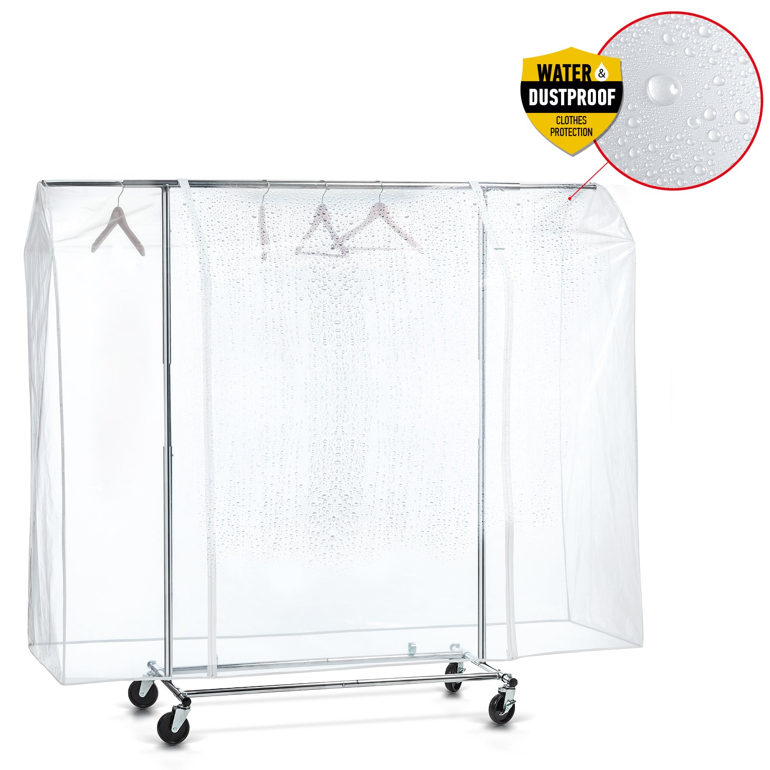 Beschermhoes voor kledingrek, afdekking kledingstang, Tatkraft BIG Beschermhoes voor kledingrek, afdekking kledingstang, Tatkraft BIG