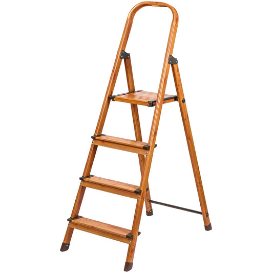 Step Ladder, 4 Step Ladder, Folding Step Ladder, Kitchen Step Ladder, Lightweight Step Ladder, Tatkraft Upgrade 4, 1