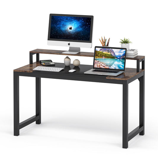 Small desks, pc desk, work desk, with Drawers, study desk, computer desks uk, computer desk with drawers - Tribesigns