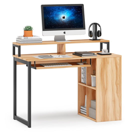 Computer desks for home, desk computer, office computer desk, buy computer desk, with Keyboard Tray - Tribesigns