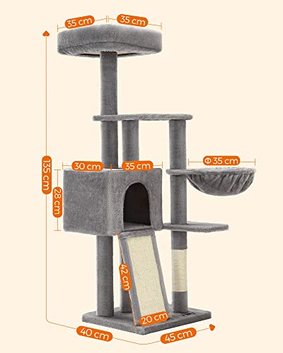 Cat Tree, Cat Tower for Indoor Cats, Cat Condo, Cat Bed Furniture, Kittens Activity Center, Cat Furniture, 5
