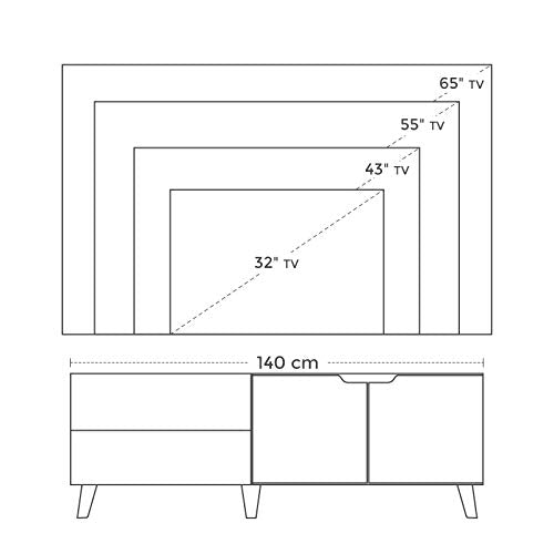 TV Stand Cabinet, Television Stands, Console Table for TV 3