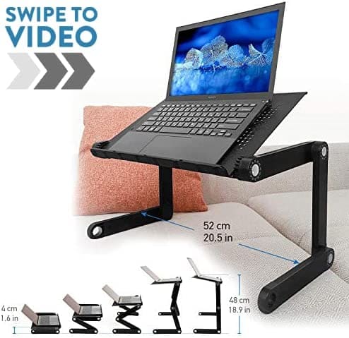 Laptop Stand, Laptop Stand for Desk, Laptop Stand for Bed, Adjustable Laptop Stand, Folding, WonderWorker Newton, 6