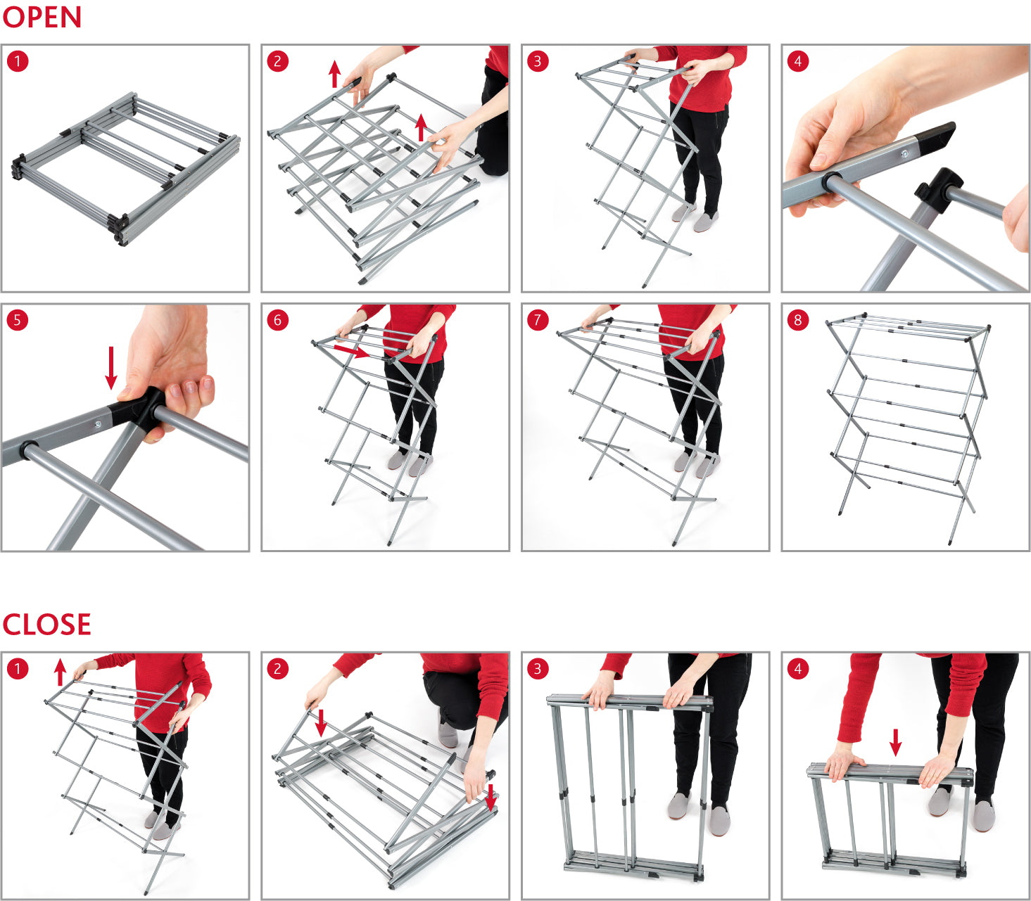 Foldable Drying Laundry Rack, art moon Gobi – - Main Image