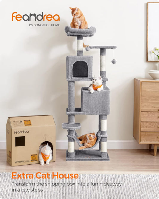 Cat Tree, Cat Tower for Indoor Cats, Cat Condo, Cat Bed Furniture, Kittens Activity Center, Cat Furniture, 1