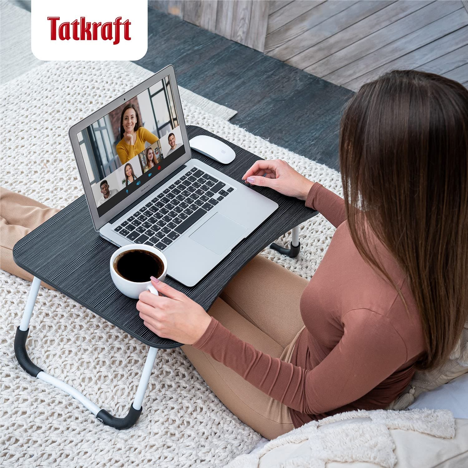  Home Office Laptop Stand, Dorm Desk for Eating, Tatkraft Olaf
