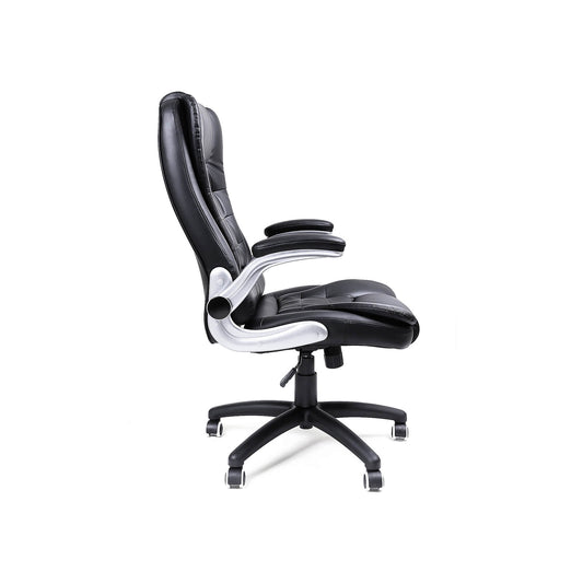 Office chair, office gaming chair, Polyurethane Black, black office chair, Computer Chair, office desk chair - SONGMICS